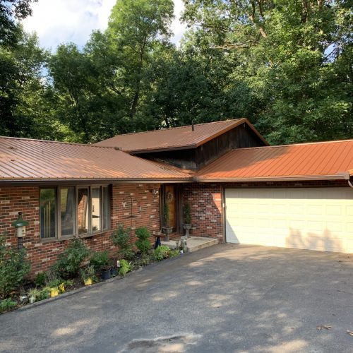 brown brick house