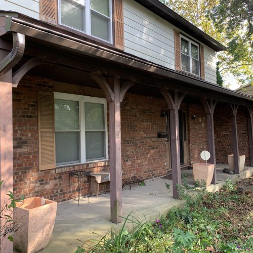 front porch area