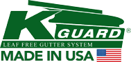 Gutter Guards by K-Guard™ | Leaf Free Gutter Guard System